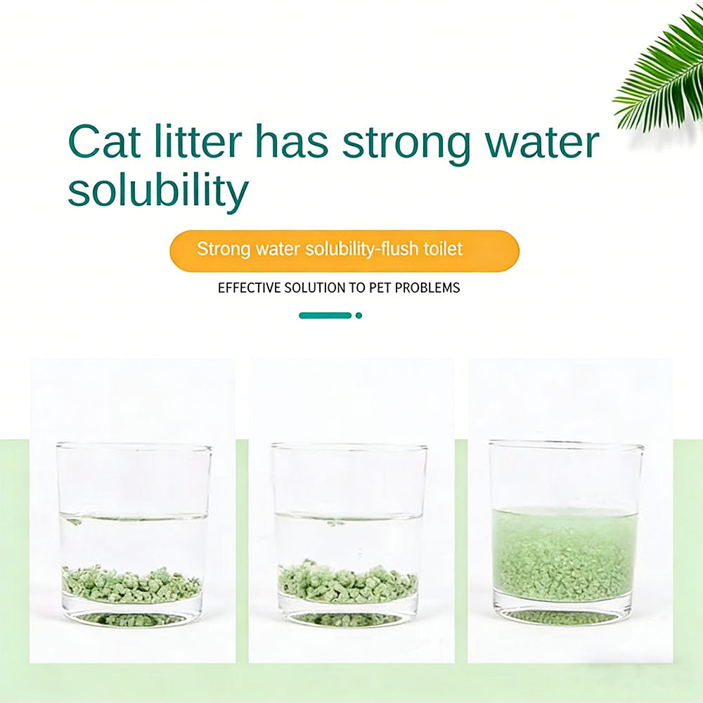 Natural Plant-Based Formula Green Tea Cat Litter