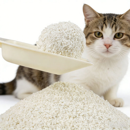 Natural biodegradable Cassava Cat Litter: The Gentle, Eco-Friendly Option for Your Feline Companion