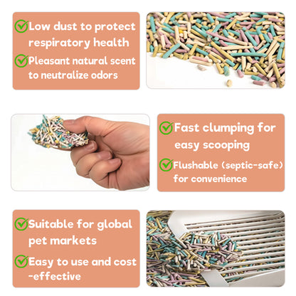 Environmentally Friendly OEM Tofu Cat Litter