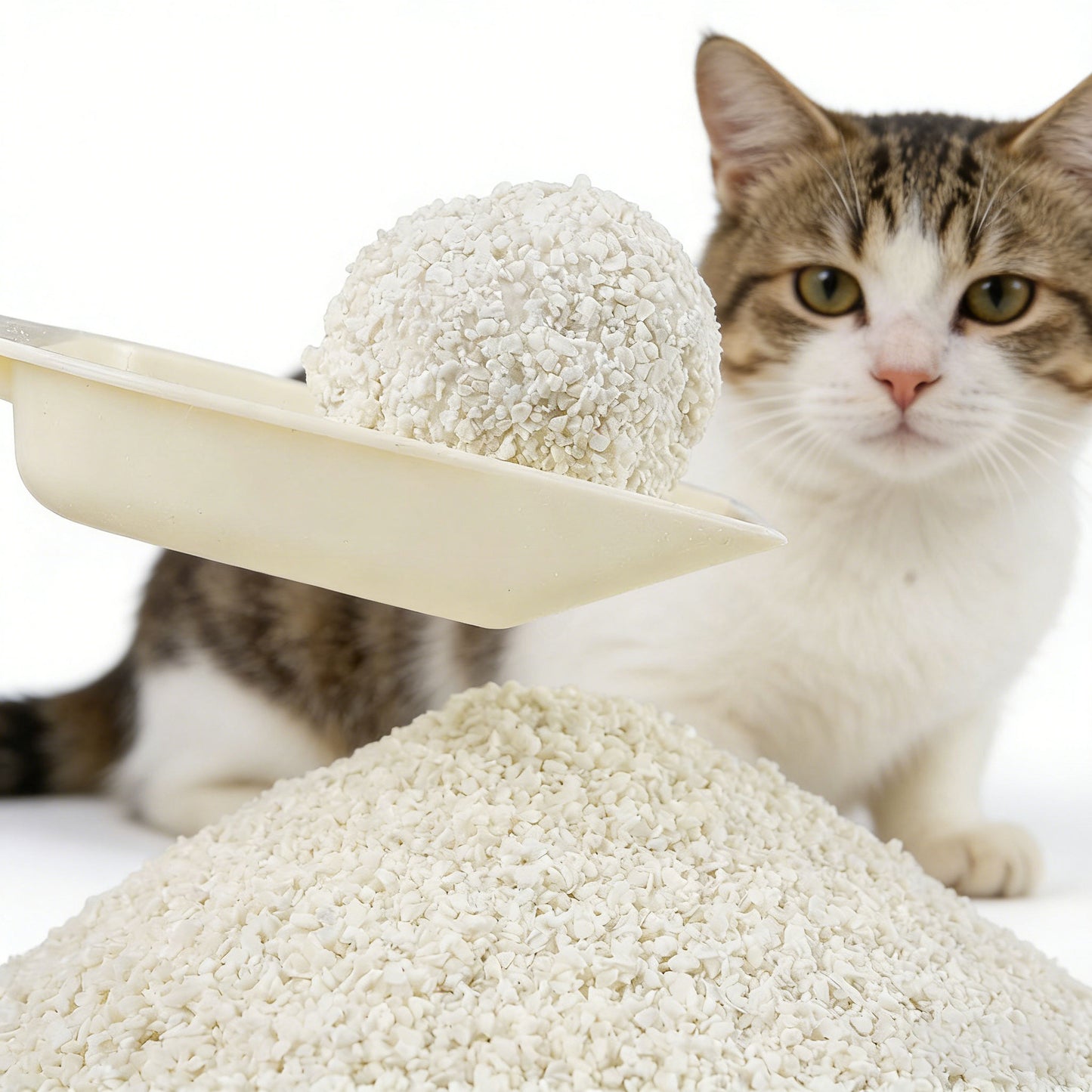 Natural Cassava Cat Litter, Mixed-Grain Formula, Exceptional Clumping