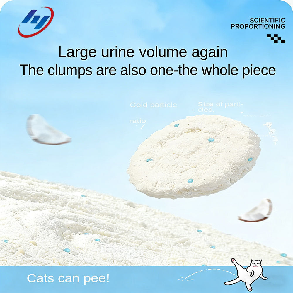 Natural Cassava Cat Litter, Mixed-Grain Formula, Exceptional Clumping