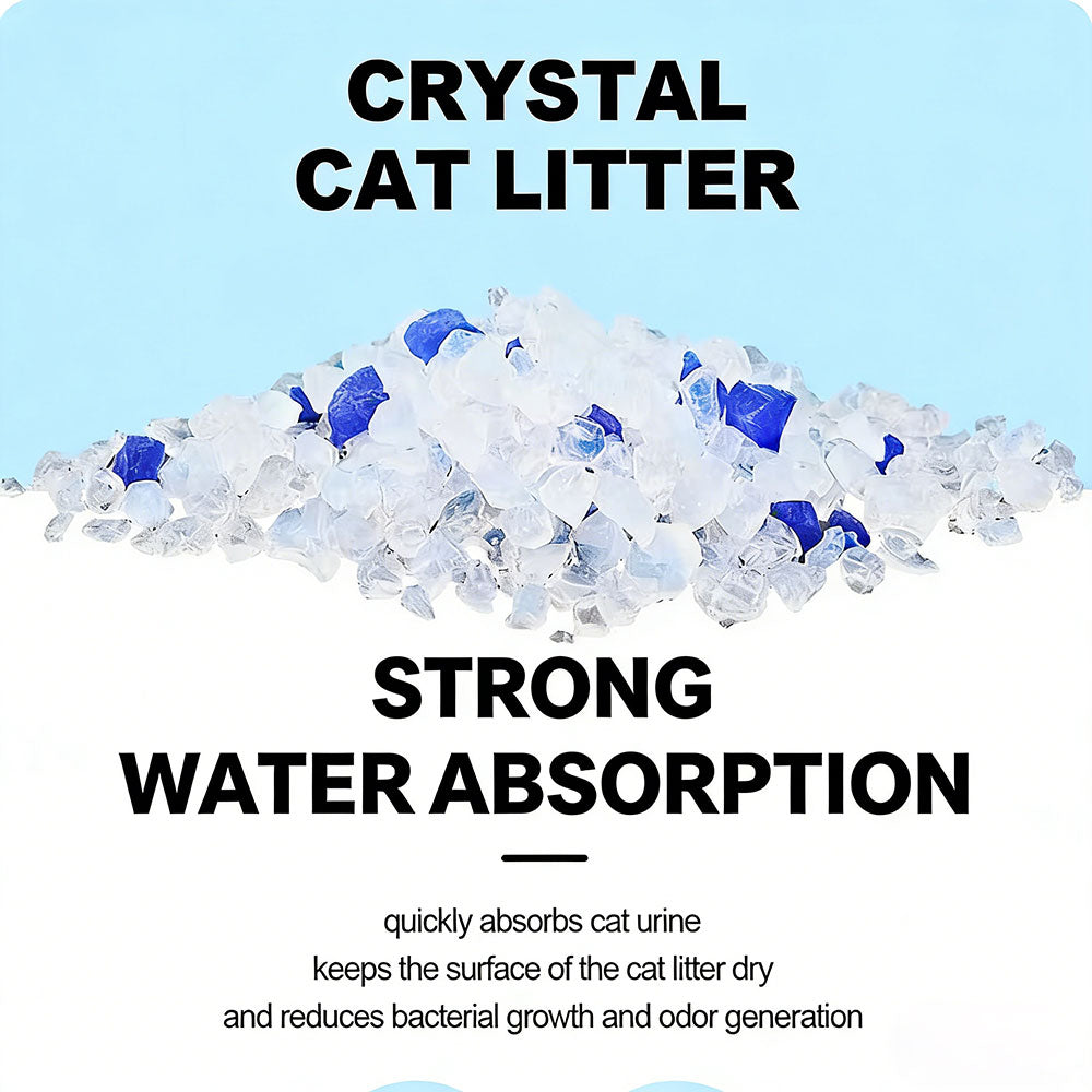 Crystal Cat Litter High-Performance Silica Gel Cat Litter