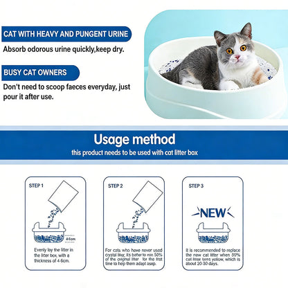 Crystal Cat Litter High-Performance Silica Gel Cat Litter