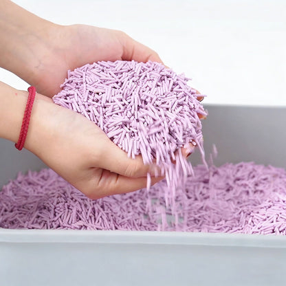 Highly Absorbent Lavender Tofu Cat Litter