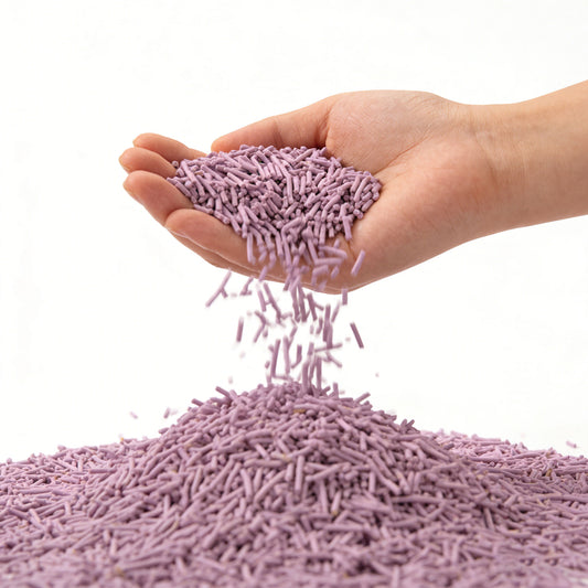 Highly Absorbent Lavender Tofu Cat Litter