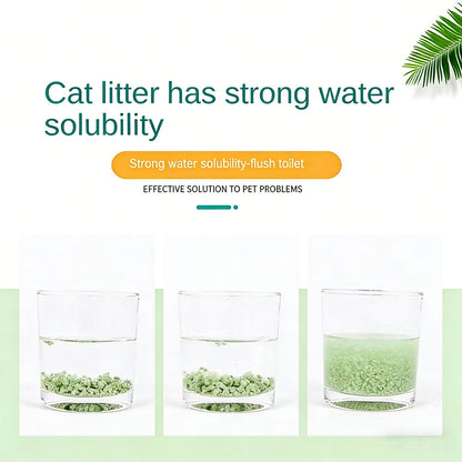 Natural Plant-Based Formula Green Tea Cat Litter