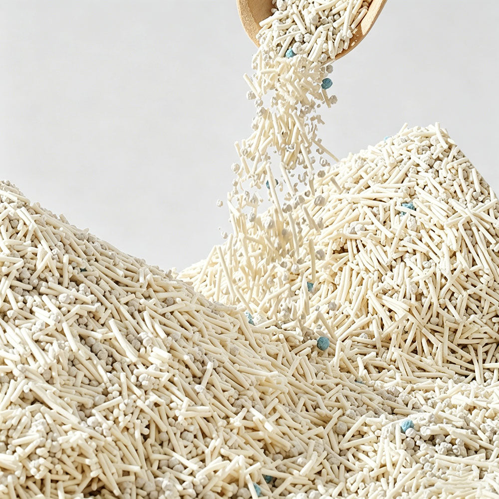 Flushable Mixed Tofu Cat Litter With Bentonite and Activated Carbon