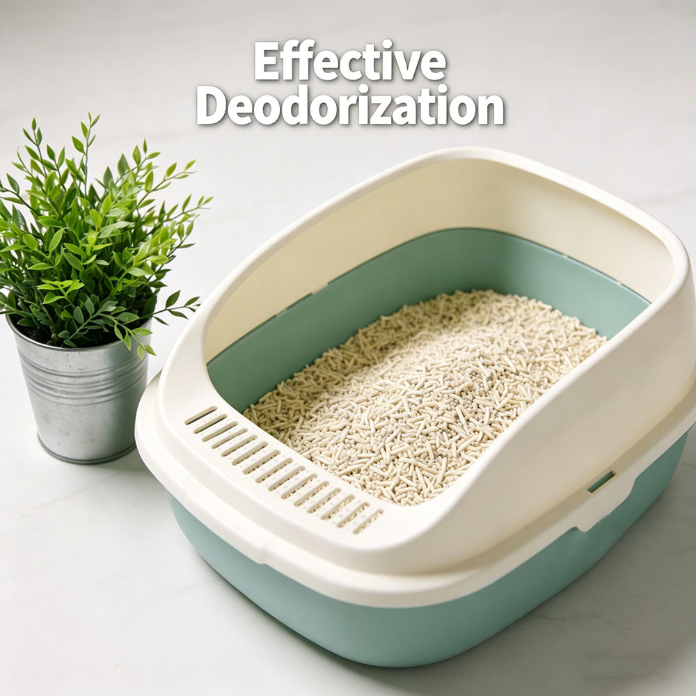 Flushable Mixed Tofu Cat Litter With Bentonite and Activated Carbon