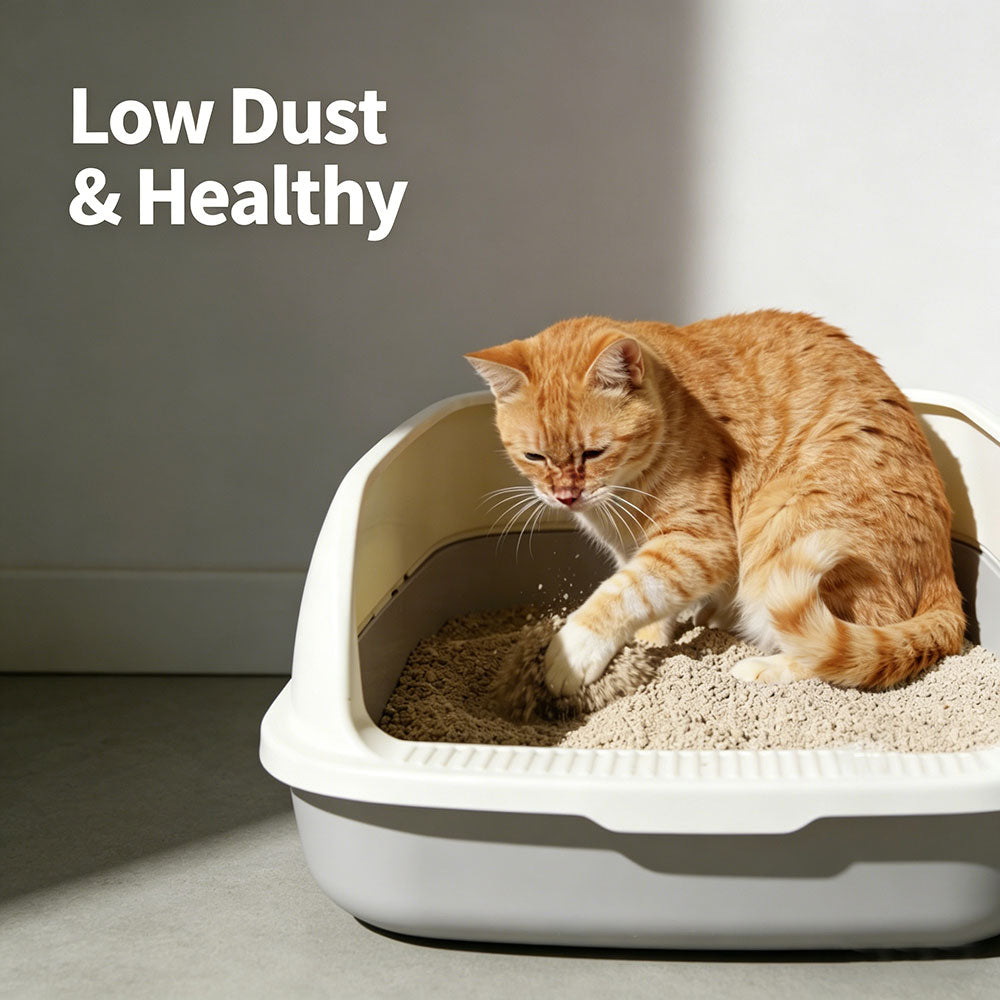 Flushable Mixed Tofu Cat Litter With Bentonite and Activated Carbon