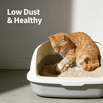 Flushable Mixed Tofu Cat Litter With Bentonite and Activated Carbon