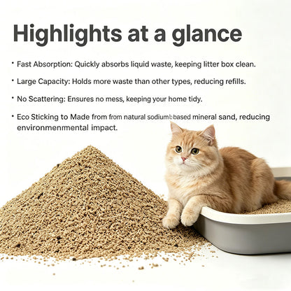 3-in-1 Mixed Ore Cat Litter Deodorizing
