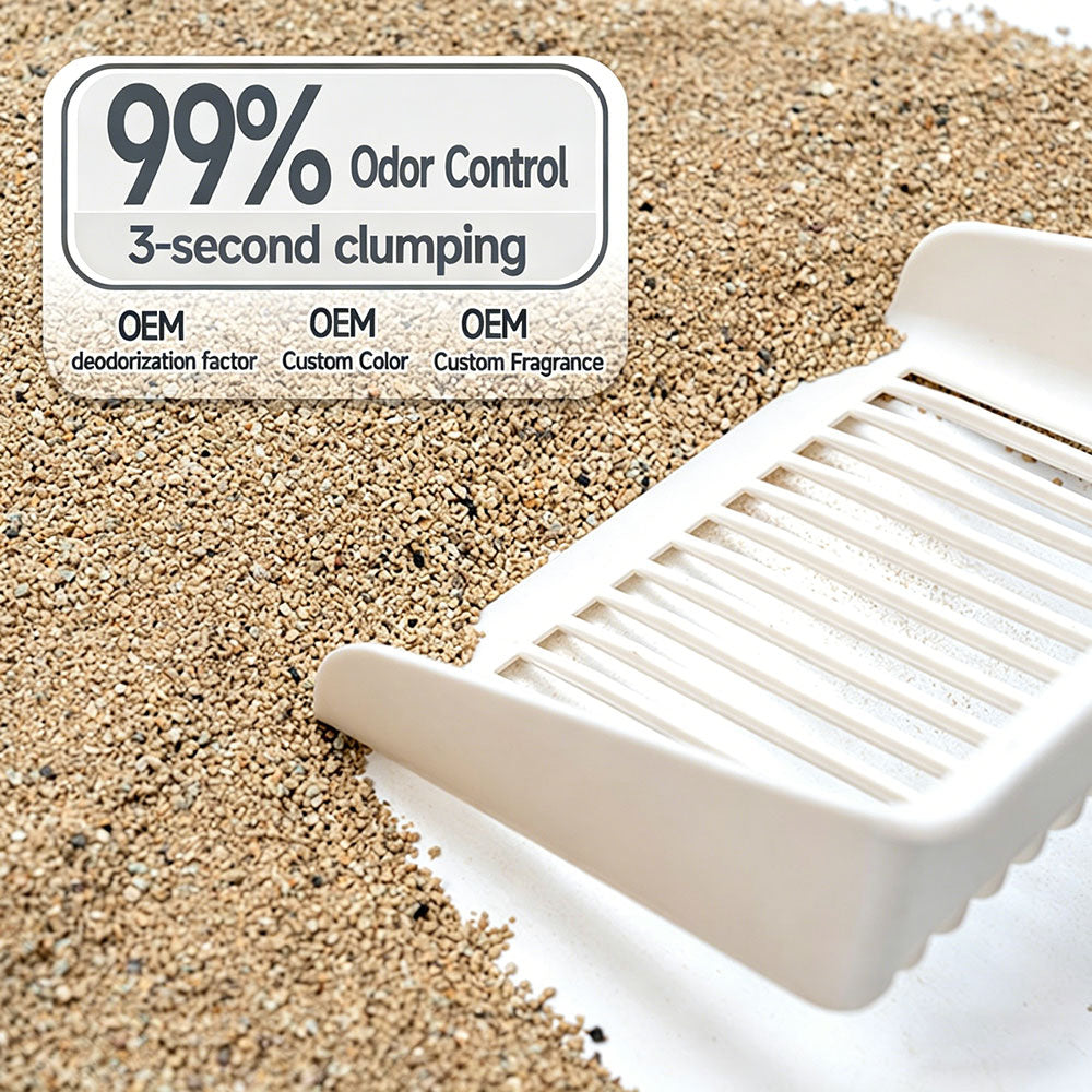 3-in-1 Mixed Ore Cat Litter Deodorizing