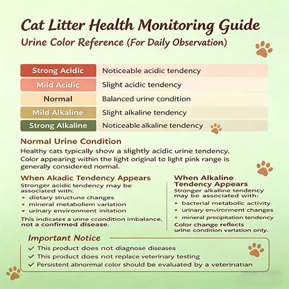 Permanent Health Monitoring Cat Litter with PH Tofu Cat Litter