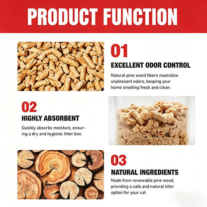 Natural Pine Cat Litter Wood Cat Litter