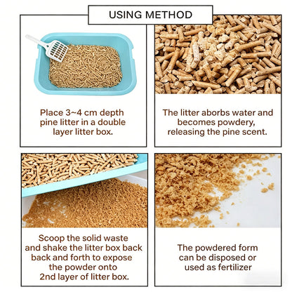 Natural Pine Cat Litter Wood Cat Litter