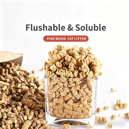 Natural Pine Cat Litter Wood Cat Litter