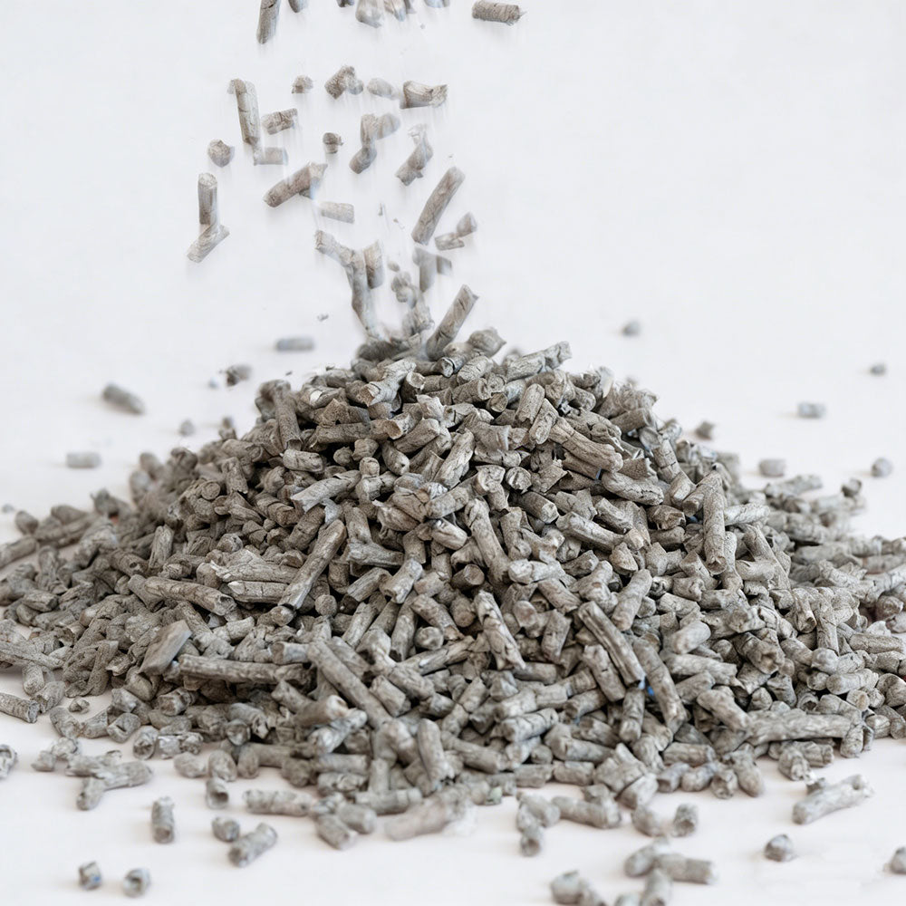 Eco-Friendly Paper Cat Litter Safe Lightweight Absorbent